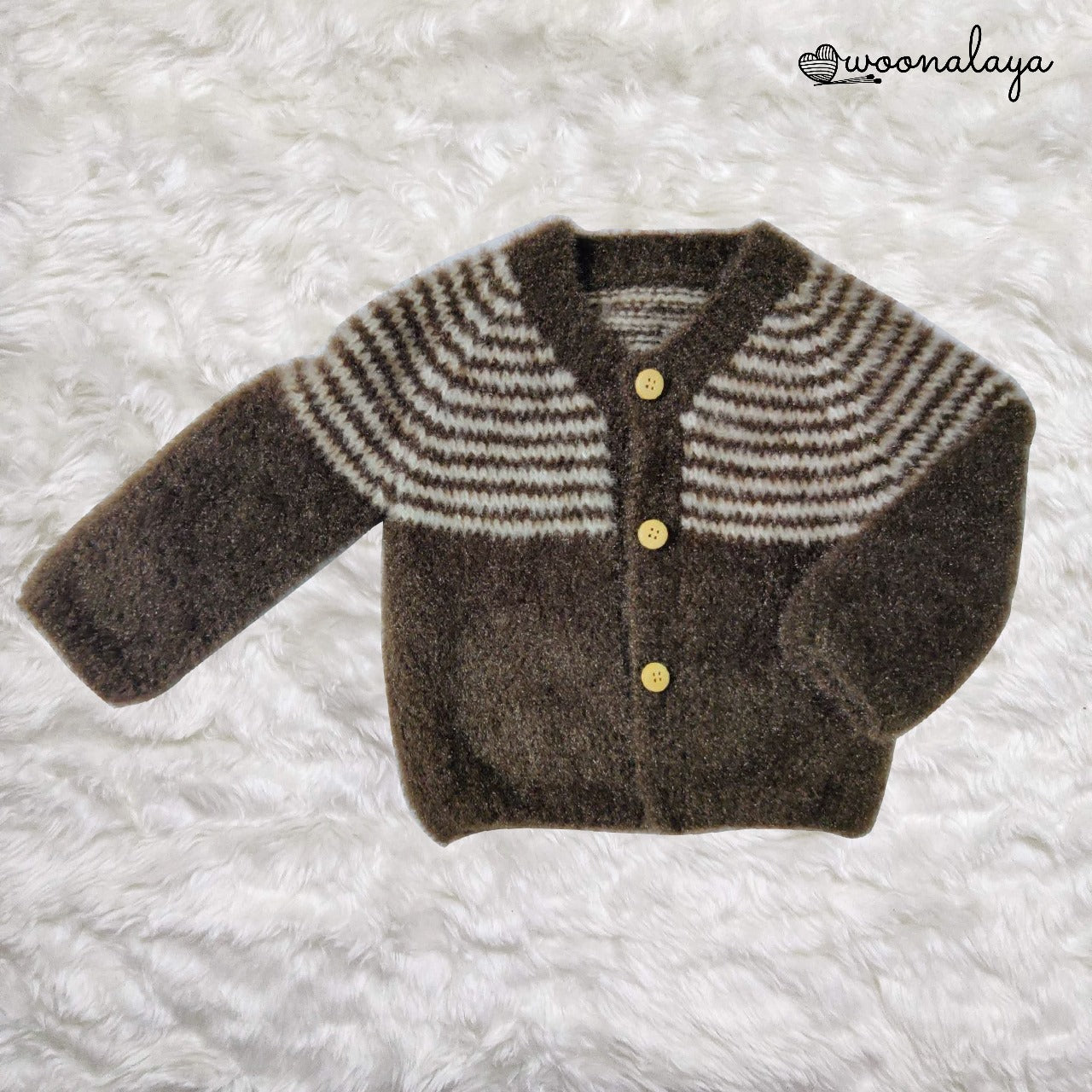 Woonalaya Hand Knitted Cardigan Sweater