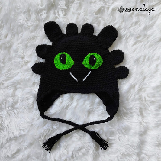 Woonalaya Hand Knitted HTTYD Peruvian Cap